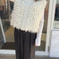 ニットフリンジベスト