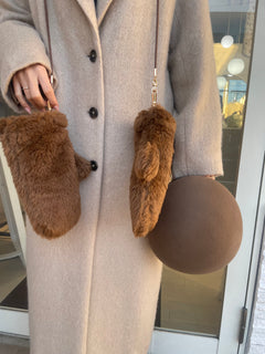 コード付きファーミトン