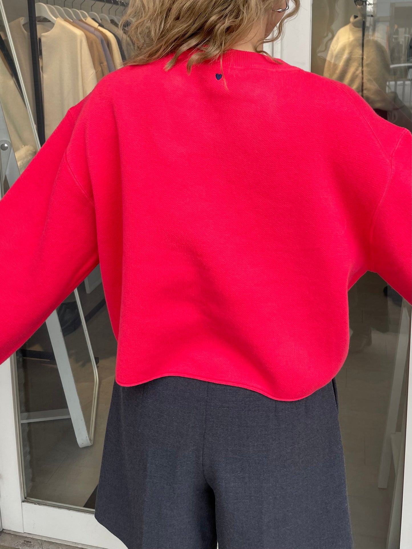 ♡コットンショートニット