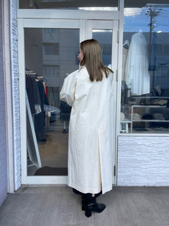 スタンドカラースプリングコート