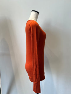 シルクカシミアブレンドリブトップス