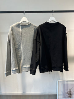 カットオフスウェットプルオーバー