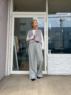 カットオフラインスウェットパンツ