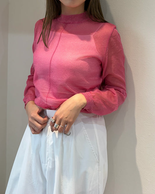 シアーラメニットプルオーバー