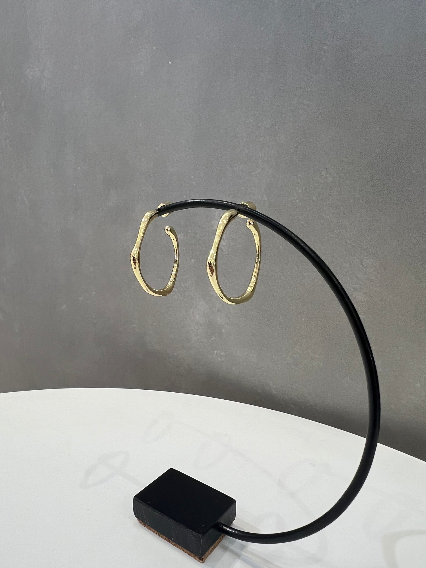 バンブーフープピアス