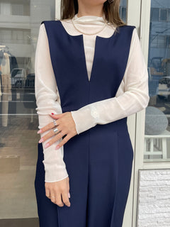 キーネックオールインワン