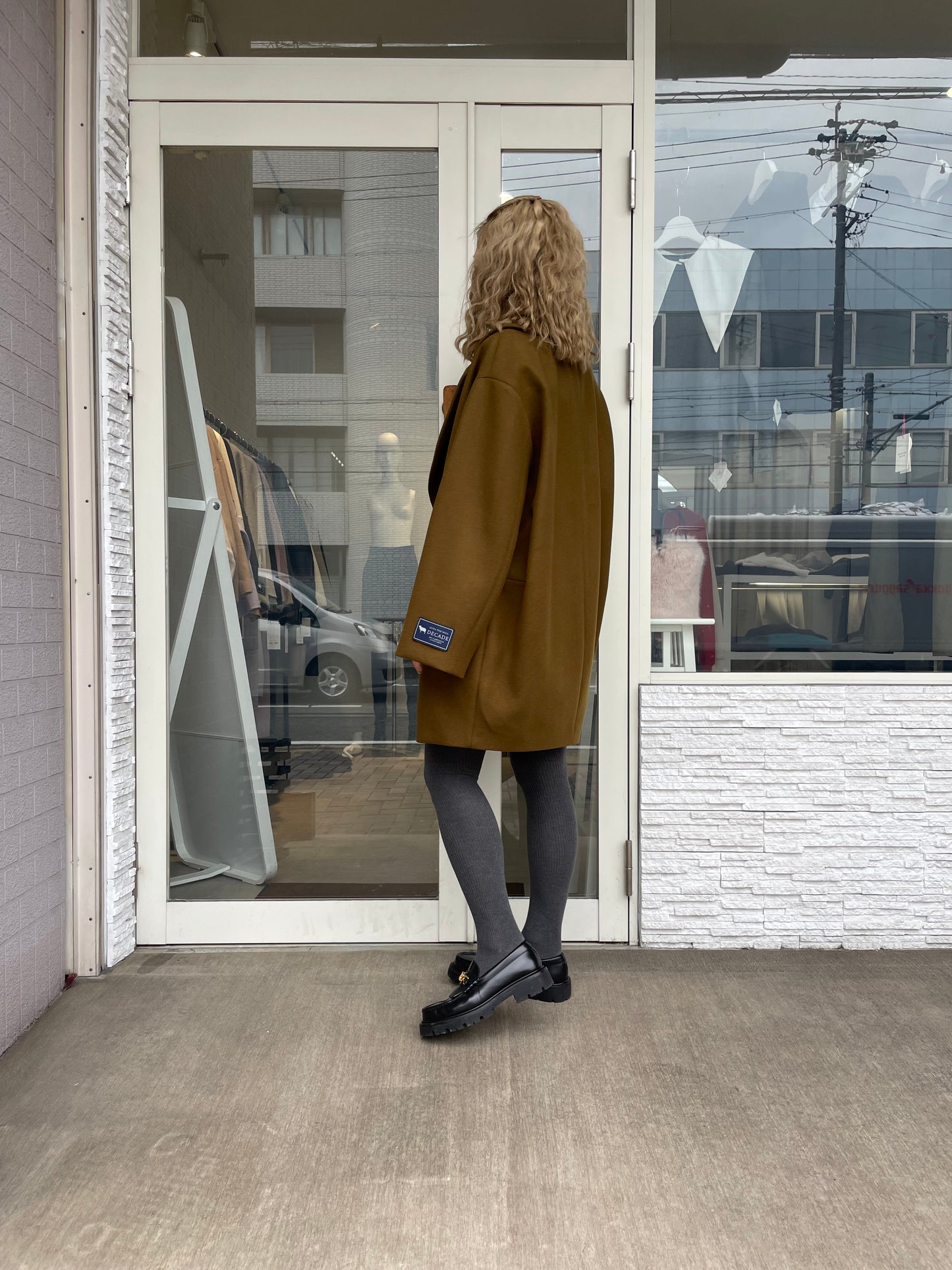 スーパー140 ウールオーバーコート