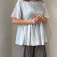 ストレッチシフォンフリルブラウス