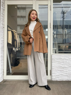 ぺコラムウールミドルコート