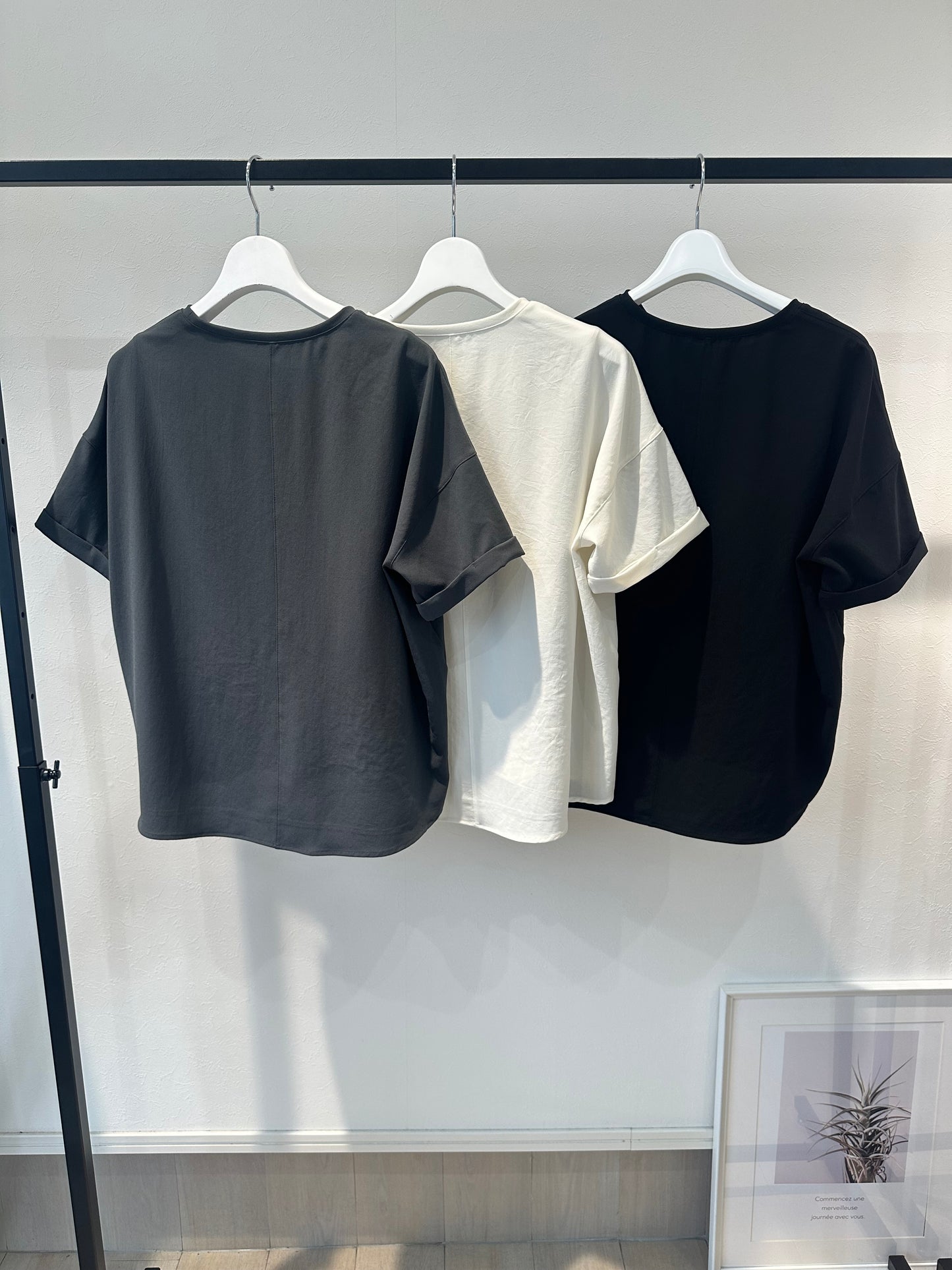 【再入荷】ストレッチシフォンブラウス