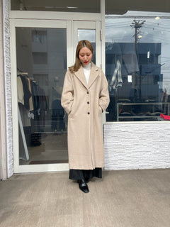 シャギーロングコート