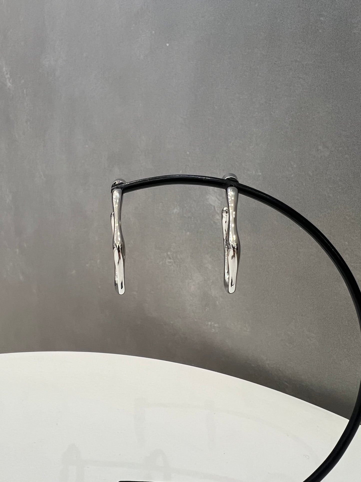 バンブーフープピアス