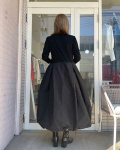 ロングスリーブドッキングバルーンワンピース