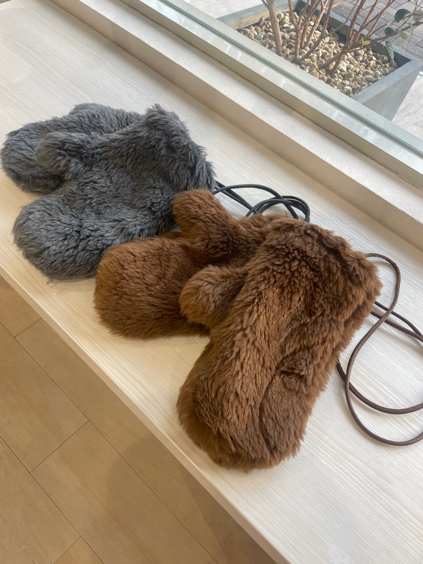 コード付きファーミトン