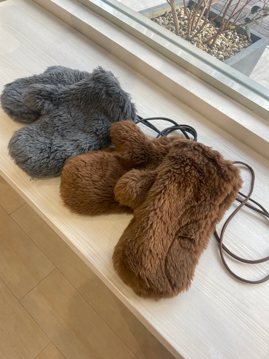 コード付きファーミトン