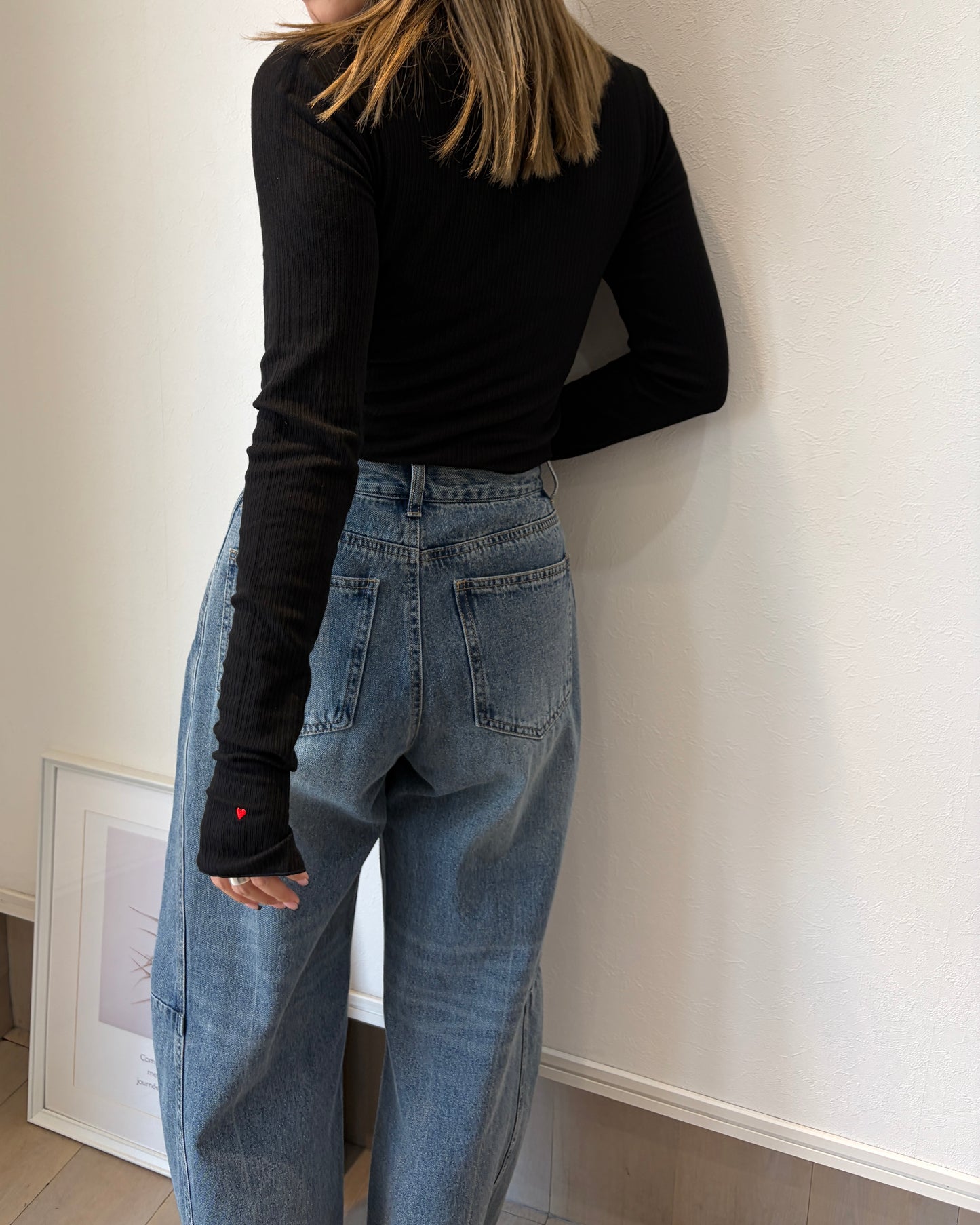 ♡シルクカシミヤブレンドタートルトップス