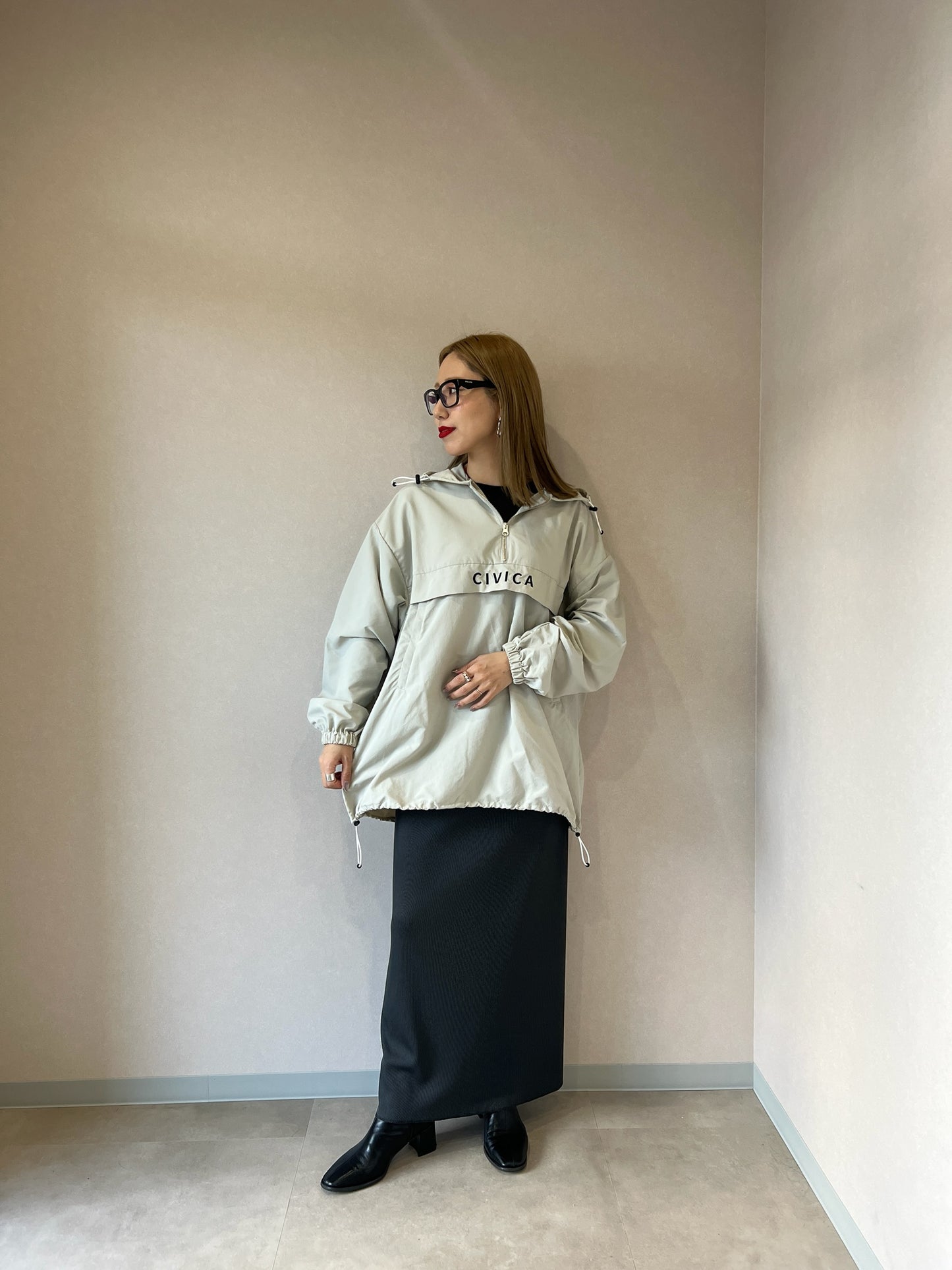 MADE IN JAPAN logo anorak