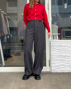 ステッチデザインバレルパンツ