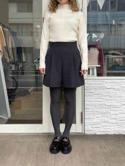 ベーシックリブニット