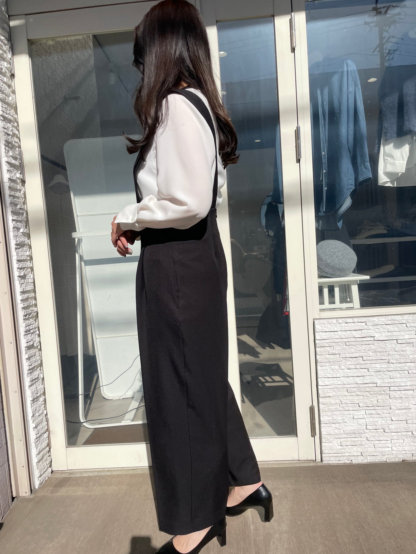 キーネックオールインワン