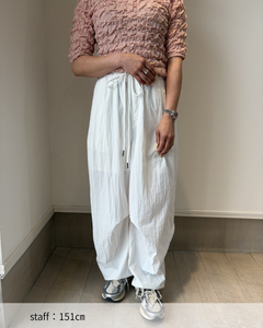 ナイロンカーブパンツ