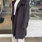 ぺコラムウールスタンドカラーコート