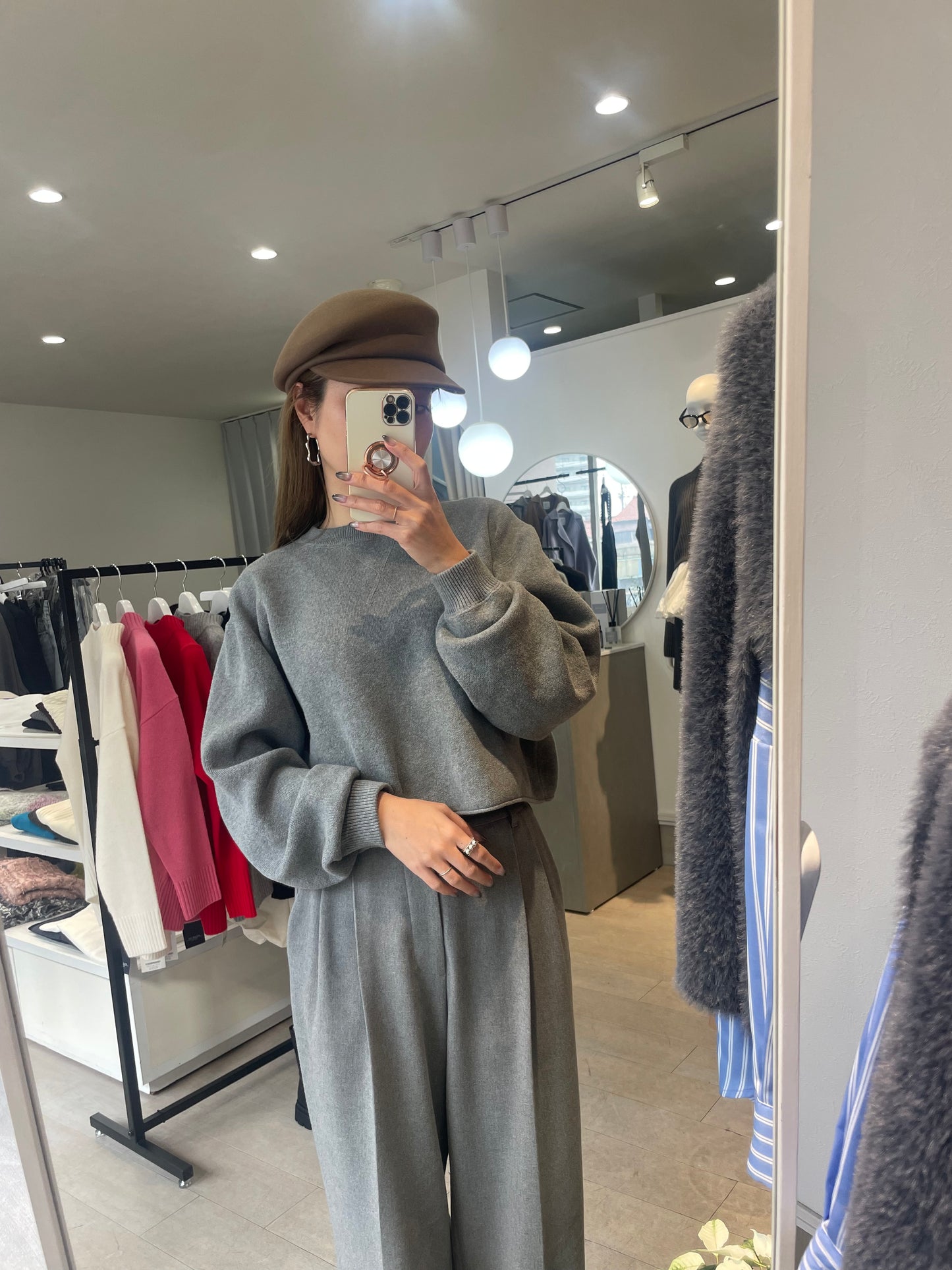 ウール100%キャスケット