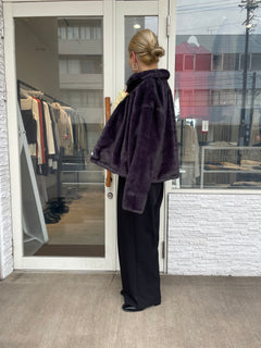 フェイクミンクファーブルゾン