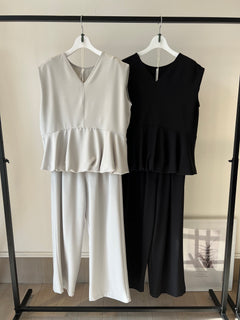 バルーントップス＆ワイドパンツセット