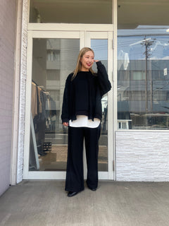 カットオフラインスウェットパンツ