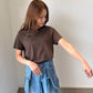 ベーシックコットンTシャツ