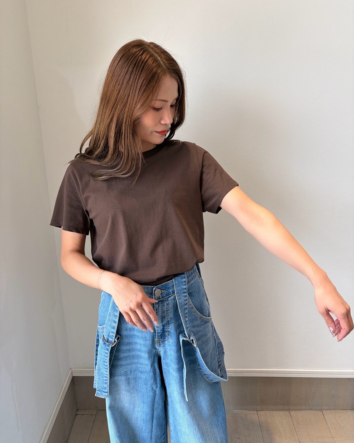 ベーシックコットンTシャツ