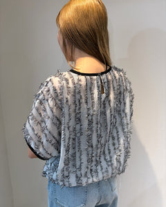 ジャガードブラウス