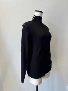 サイドラインタートルニット