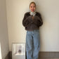 グリッターショートファージャケット