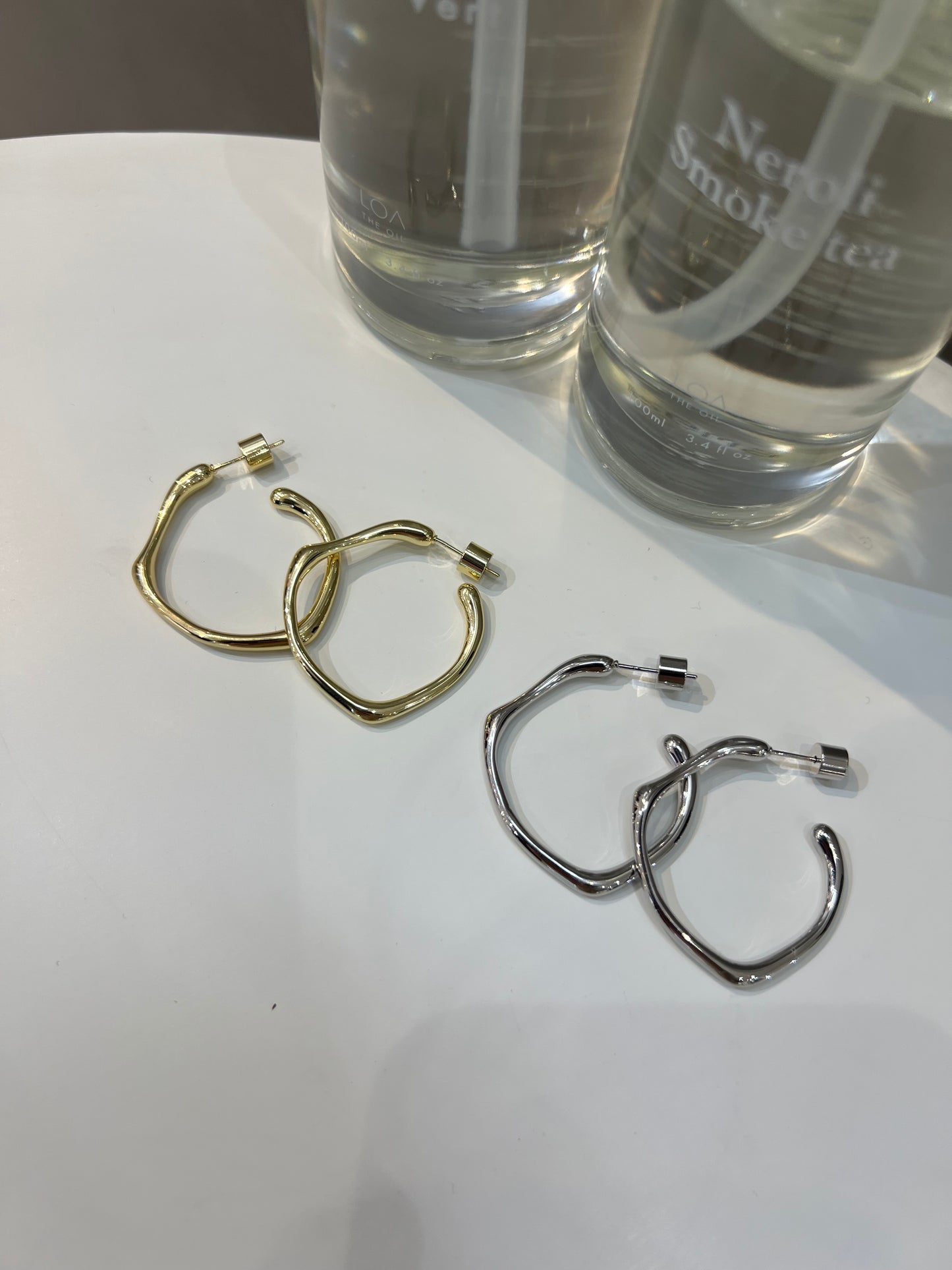 バンブーフープピアス