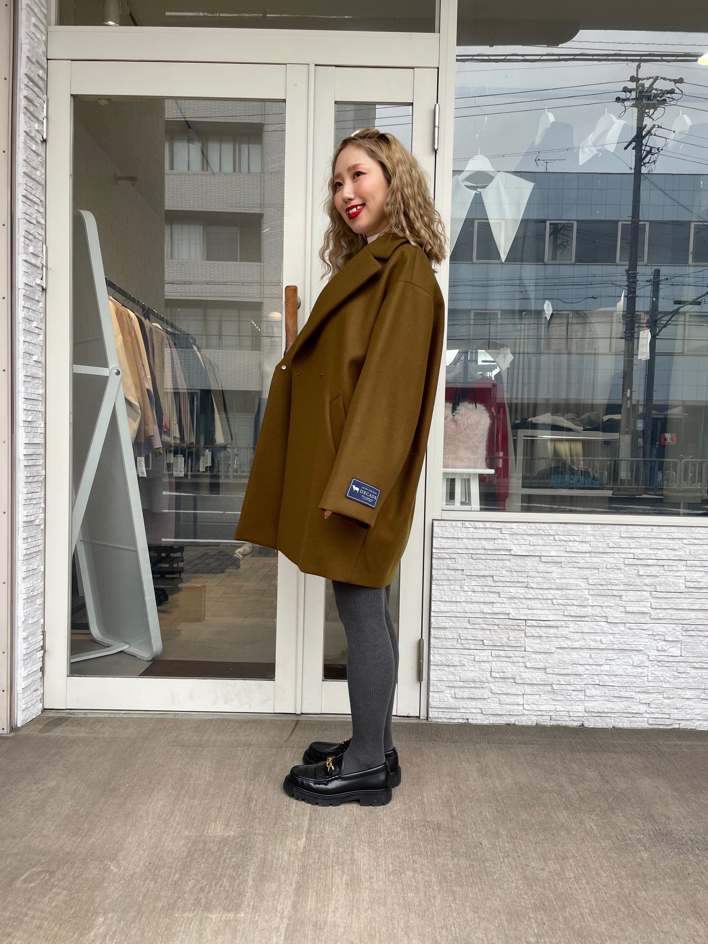 スーパー140 ウールオーバーコート