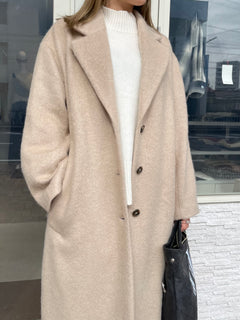 シャギーロングコート