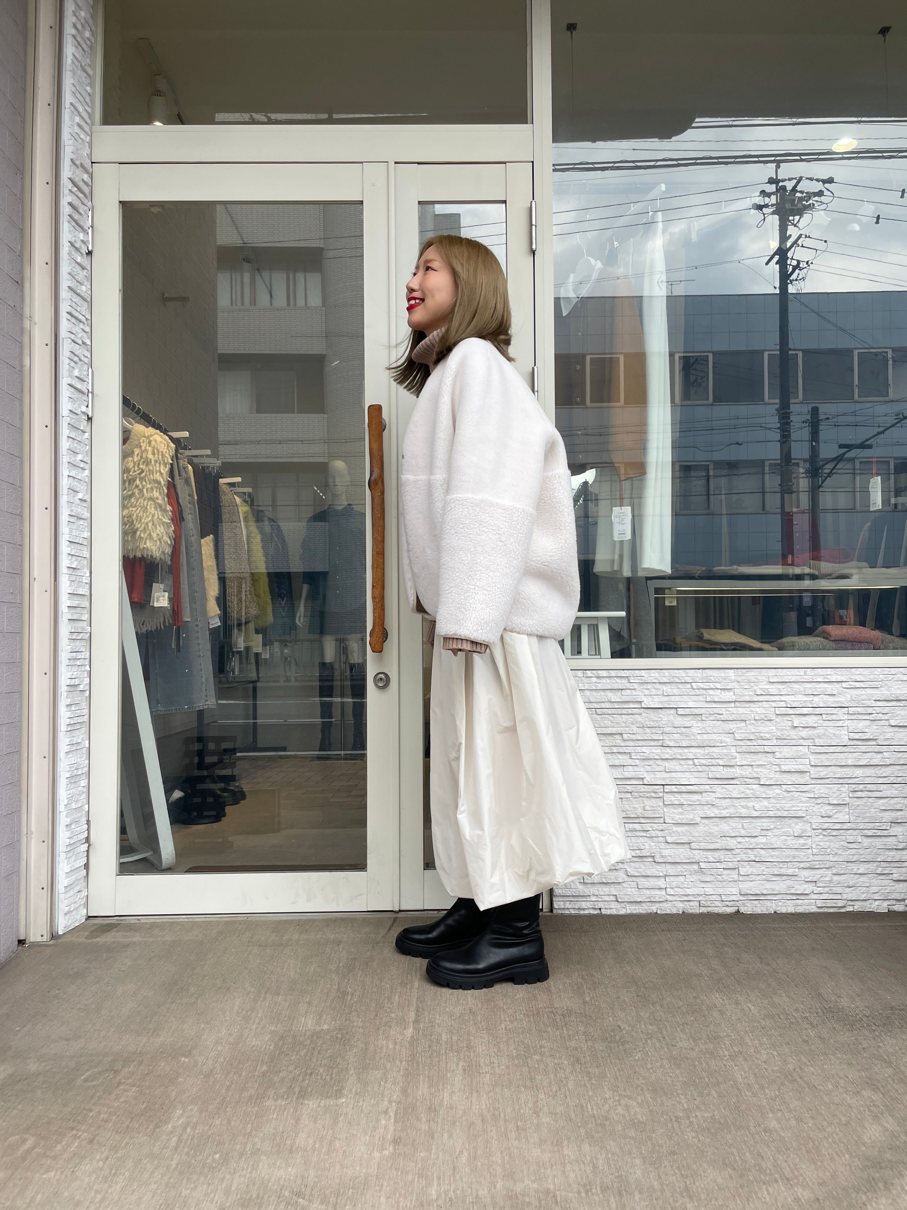 SETiA リバーシブル　エコムートン　ジャケット　ボアコート　2way セチア SETiA リバーシブル エコムートン ジャケット ボアコート 2way