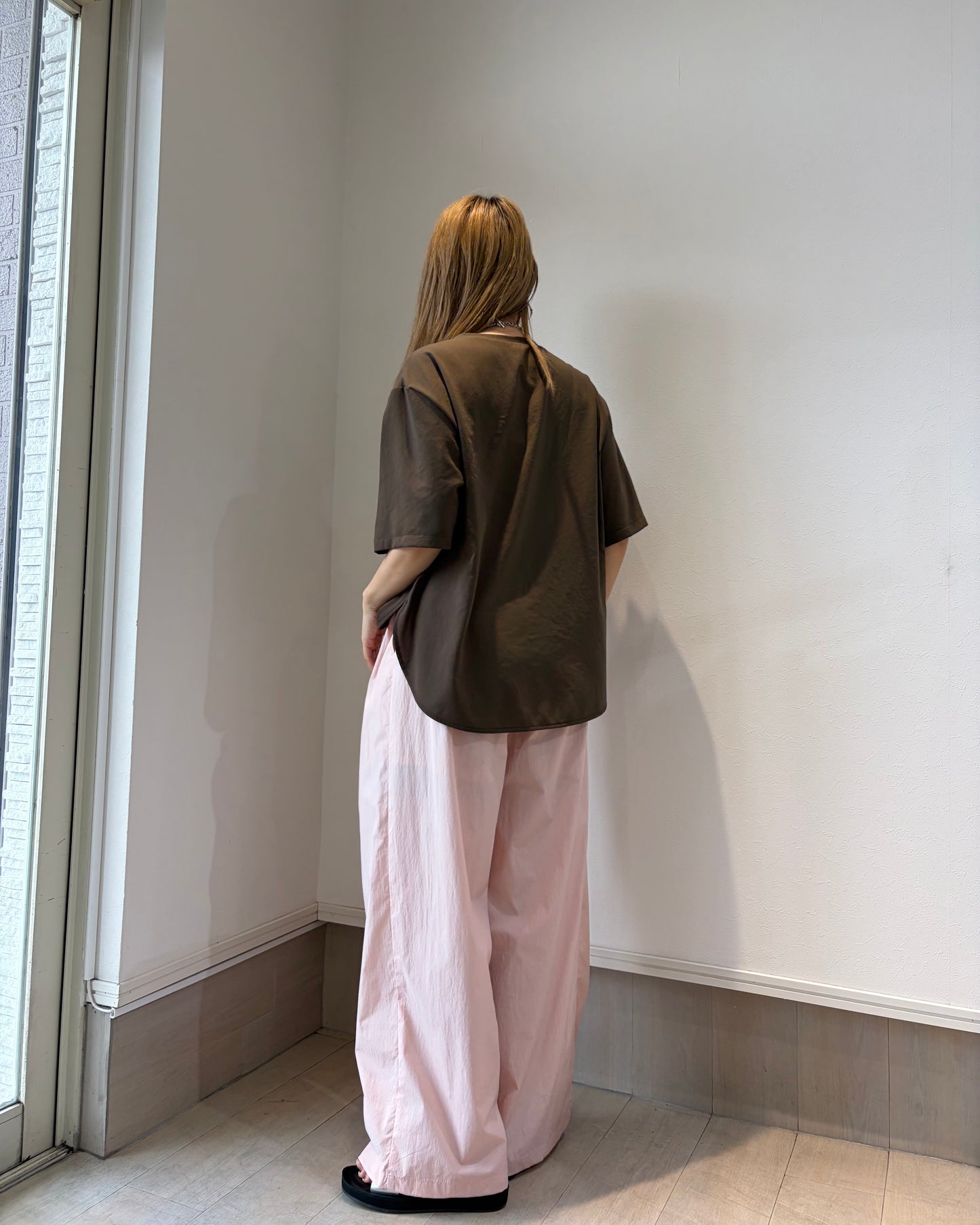 ストレッチシフォンブラウス