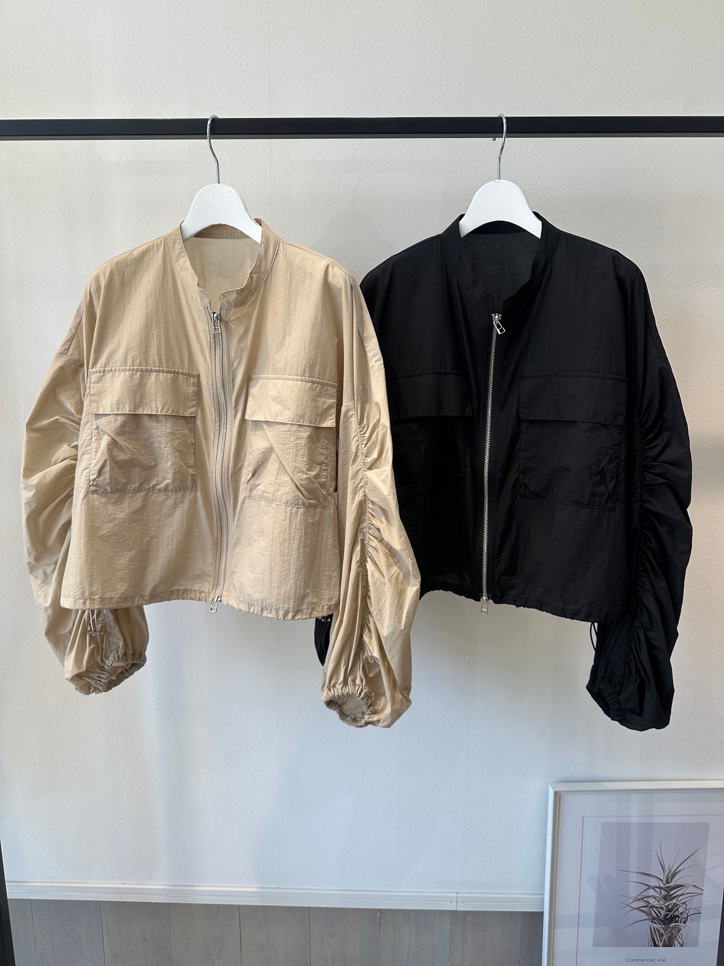 ギャザーブルゾン