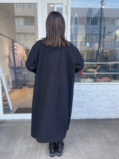 ウールライクロングカーディガン