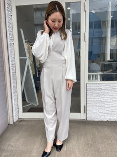 キーネックオールインワン