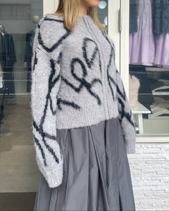 ニュアンスラインシャギージップジャケット