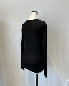 ♡シルクカシミヤブレンドクルートップス