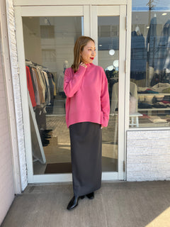 【新色追加！】ウール100%オフタートルニット