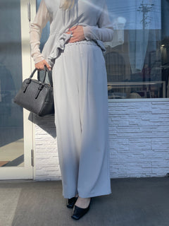 バルーントップス＆ワイドパンツセット