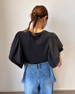 ドッキングフリルTシャツ