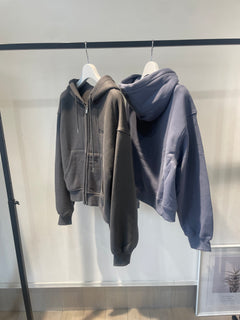 logo sweat zip hoodie