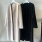 ウールライクロングカーディガン